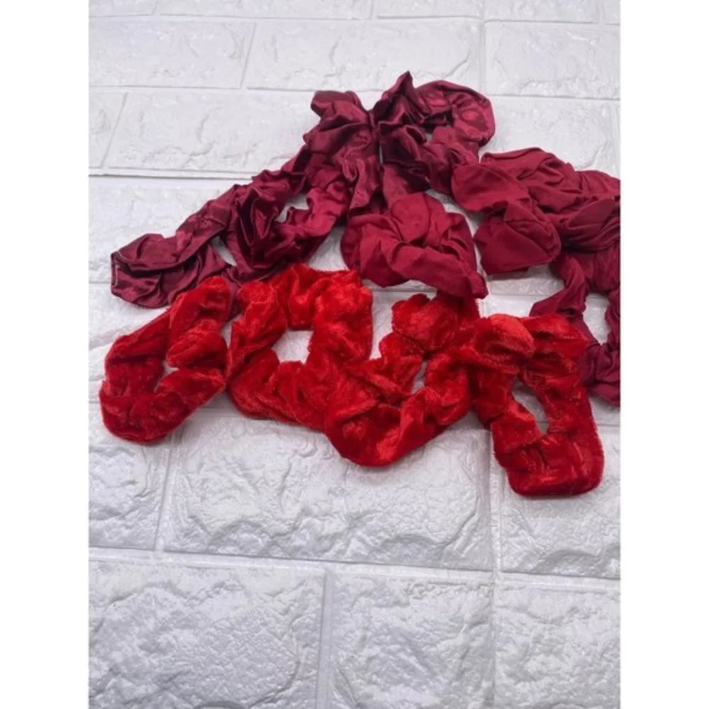 12pcs Hair Scrunchies Velvet Elastics Bobbles Ponytail Holder Hair Bands Scrunch